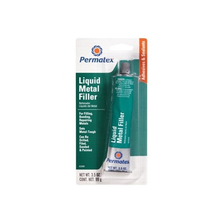Permatex Automotive Liquid Metal Filler 3.5 fl oz. Tube Carded 25909